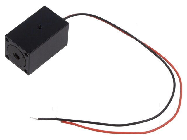 Module: laser; 4mW; rood; lijn; 635nm; 2,7÷3,3VDC; 20÷45mA; 110° Module: laser; 4mW; rood; lijn; 635nm; 2,7÷3,3VDC; 20÷45mA; 110°